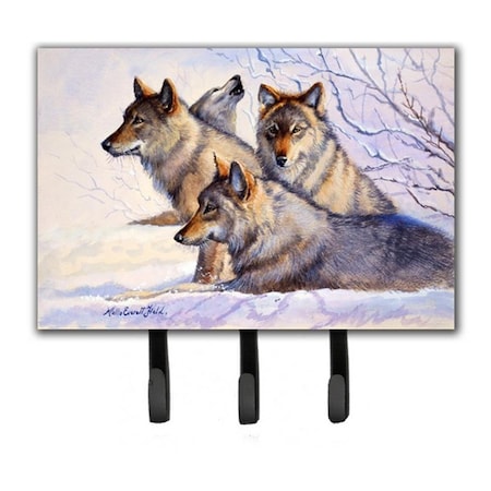Jensendistributionservices Wolves by Mollie Field Leash or Key Holder MI1718315